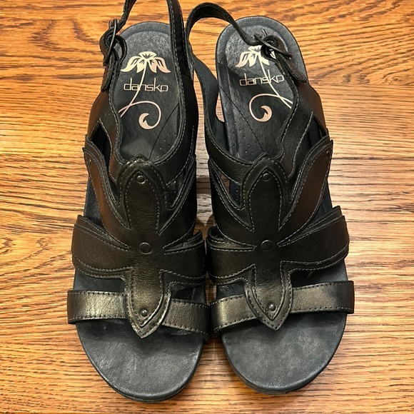 Dansko | Shoes | Dansko 3985 Black 3inch Heels Soft Insoles | Poshmark